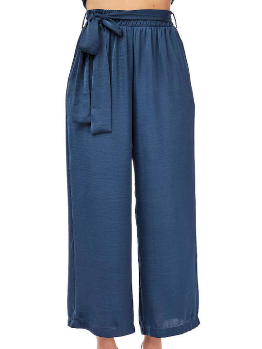 Moutaki Women's Fabric Trousers Navy