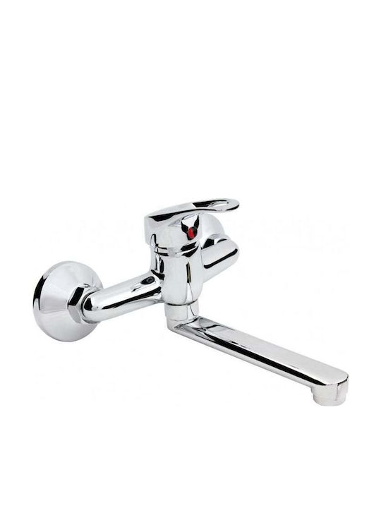 Hydroland Миксер Батерия Баня Сребрист