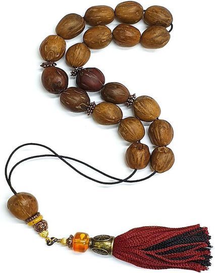 Roloi Komboloi Nutmeg Worry Beads Brown 39cm