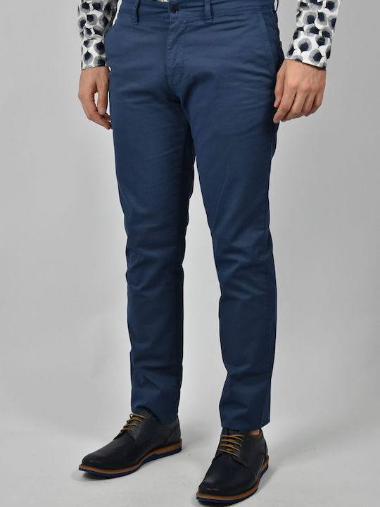 Ανδρικό Παντελόνι Chino Slim Fit Μπλε