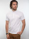 Side Effect Men's Short Sleeve Blouse Polo White