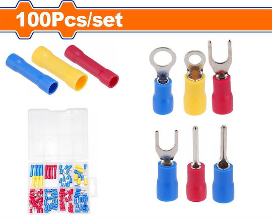 Wadfow Set de terminale electrice cu izolație Bronz (WTT1B01) în set de 100buc