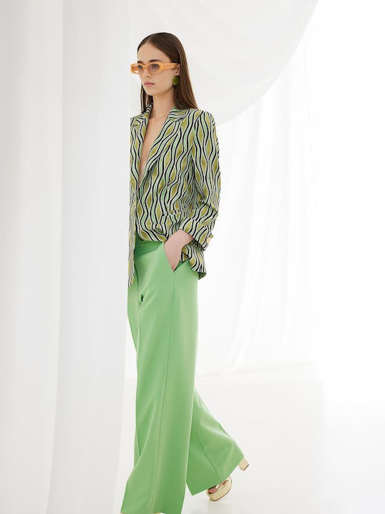 Genia Femei Tesatura Pantaloni GREEN