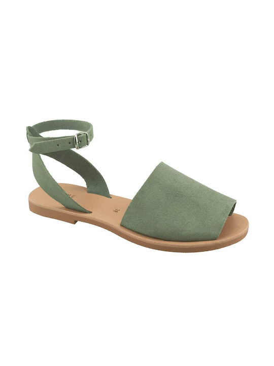 ΞΞ Handmade Leather Women's Sandals Green