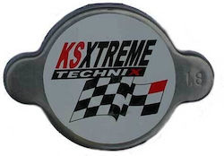 KSX Kühlerdeckel Motorrad Silber KD13BAR
