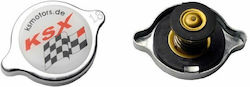 KSX Kühlerdeckel Motorrad Silber KD18KBAR