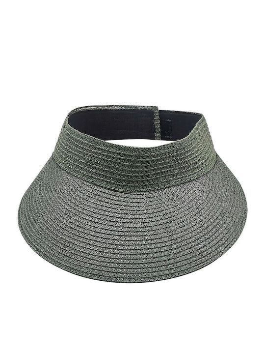 Summertiempo Wicker Women's Visor Hat Gray