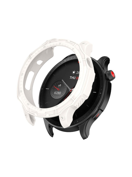Amazfit Gtr 4 Gtr 4 Pro Armor Hollow Tpu Watch Case Lvory White