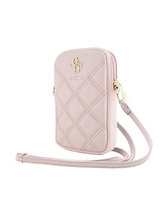 Guess Women's Mobile Phone Bag Pink
