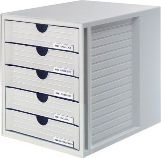 Han Schreibtischschublade 5 Positionen Gray