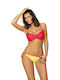 Marko Padded Underwire Bikini Set Bra & Slip Bottom Nectarine