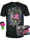 Pop! Marvel: Marvel - Tee Adult: What If...? - Infinity Killmonger (Blacklight) Vinyl Figure & T-Shirt (L) Bobble-Head Special Edition (Exclusive)