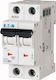 Eaton Automatic Circuit Breaker 4A Double-pole AC 286551
