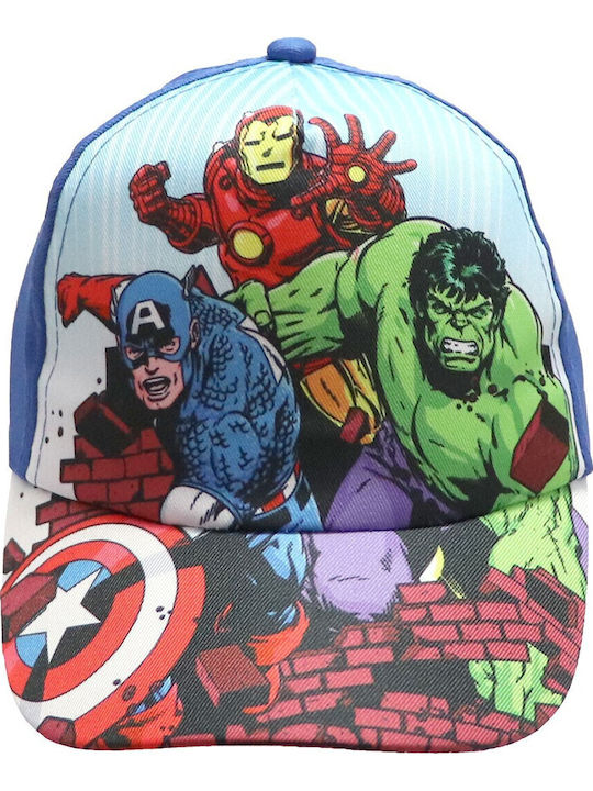 Disney Kids' Hat Jockey Fabric Marvel Avengers Blue