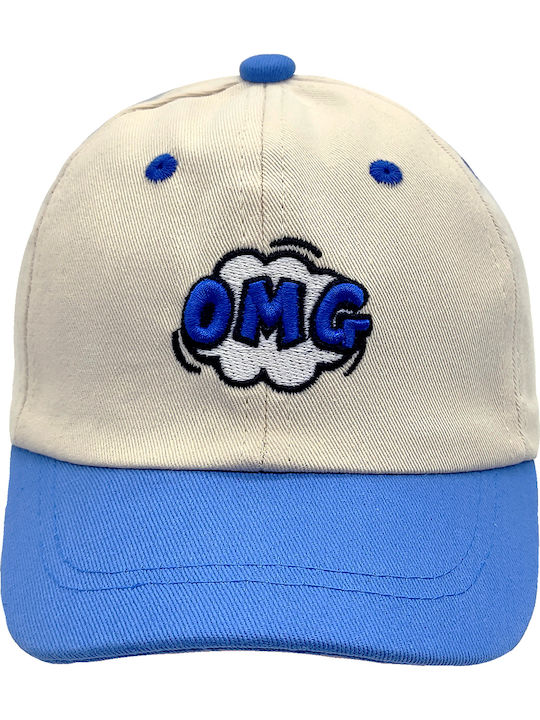 Gift-Me Kids' Hat Jockey Fabric Blue