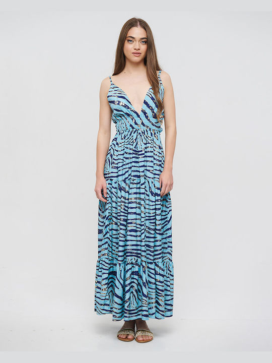 Ble Resort Collection Maxi Dress Blue