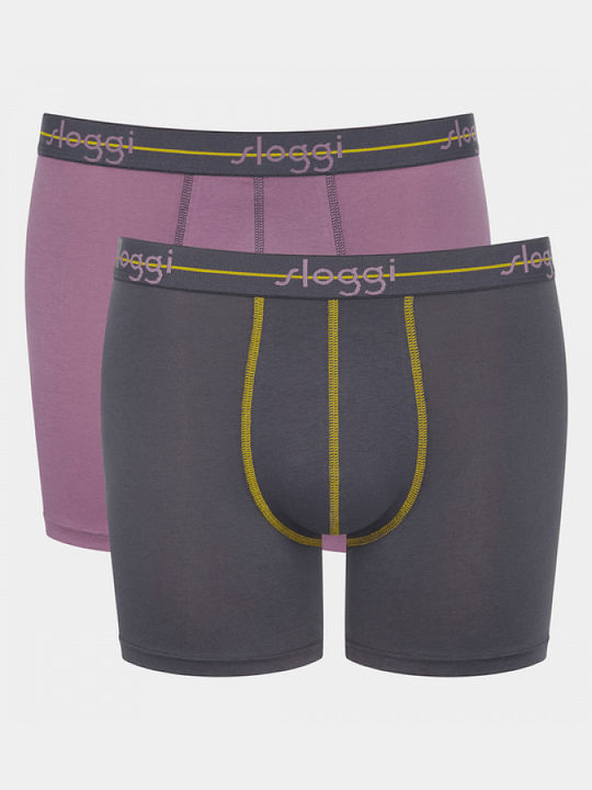 Sloggi Start Short C2p Herren Boxershorts Mehrfarbig 2Packung