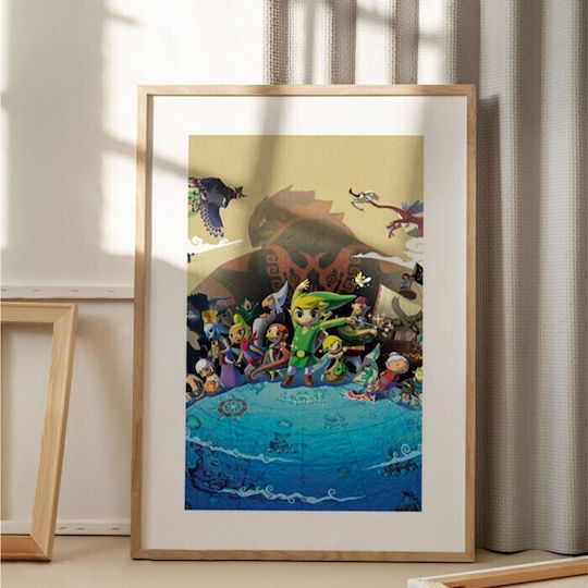Walls The Legend Of Zelda: The Wind Waker Frame Wooden natural frame 15x20cm