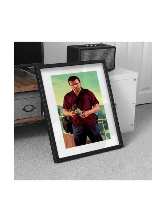 Walls Michael De Santa I Frame Wooden black frame 20x30cm