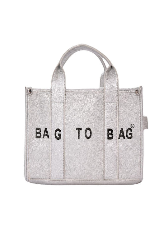 Bag to Bag Damen Tasche Hand Silber