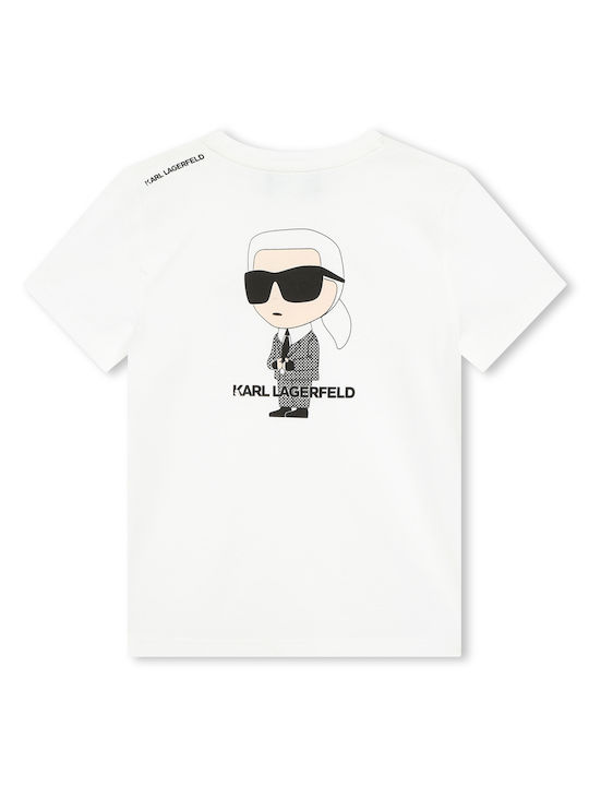 Karl Lagerfeld Kids' Blouse Short Sleeve White