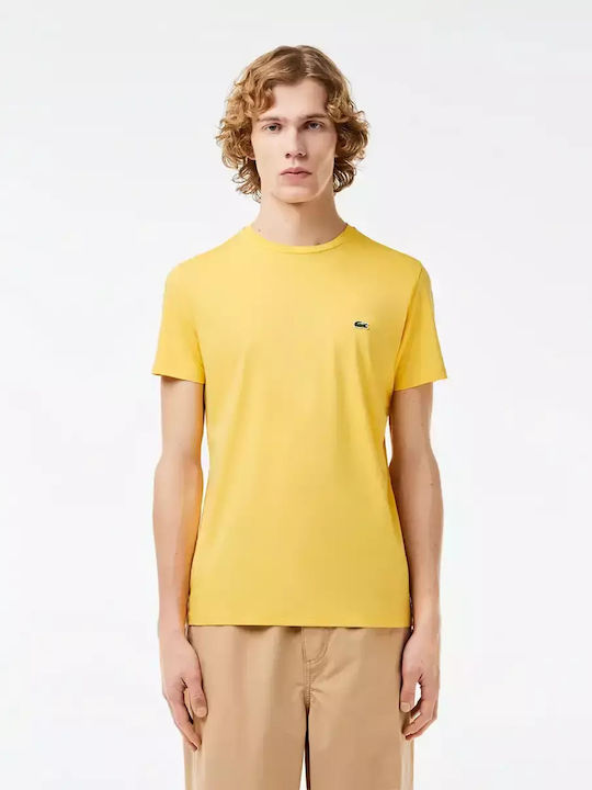 Lacoste Мъжко Тениска с Къс Ръкав Yellow