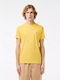 Lacoste Men's Short Sleeve T-shirt Yellow