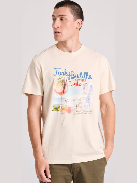 Funky Buddha T-shirt Λευκό
