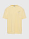 Funky Buddha Men's Short Sleeve T-shirt Yellow