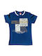 Joyce Kinder-T-Shirt Blau