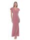 Farmaki Maxi Dress Coral