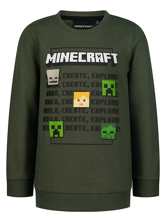 Minecraft Bluză pentru copii Verde