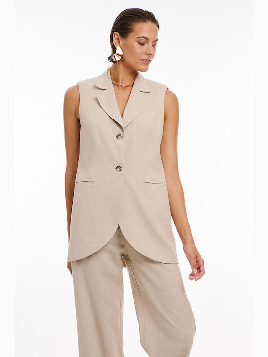 Bill Cost Linen Belted Cardigan