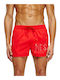 Mario Men's Swimwear Bermuda Red