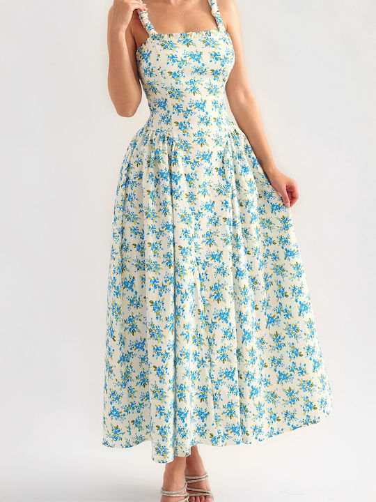 DOT Sommer Midi Kleid für Hochzeit / Taufe Weiß