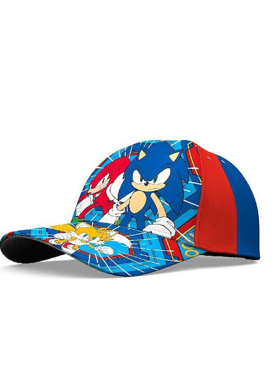 Pălărie pentru Copii Jockey Tesatura Sonic Team Roșu