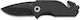 Albainox Black Penknife Drilled Screw 5.70cm Black 18852