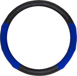 Autoline Auto-Lenkradabdeckung mit Durchmesser 38cm Leder Schwarz mit Roter Naht 9990000006519 Autoline Auto-Lenkradabdeckung mit Durchmesser 38cm Leder Schwarz mit Roter Naht 9990000006519