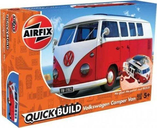 Airfix Plastikmodell Quickbuild VW Camper Van Rot