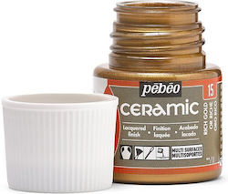 Enamel Ceramic Rich Gold 45ml Pebeo