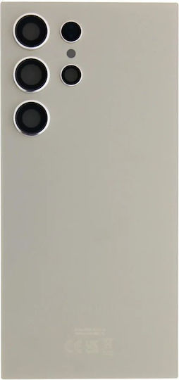 OEM Капак на батерията Капак на камерата Samsung Galaxy S24 Ultra SM-S928B Сив