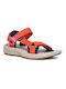 Teva Damen Flache Sandalen in Orange Farbe