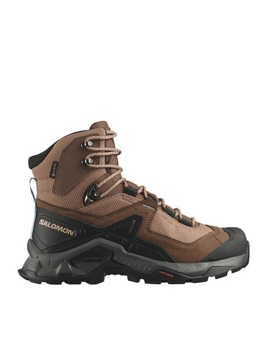 Salomon Quest Element Gtx Women's Hiking Boots Waterproof with Gore-Tex Membrane Brown