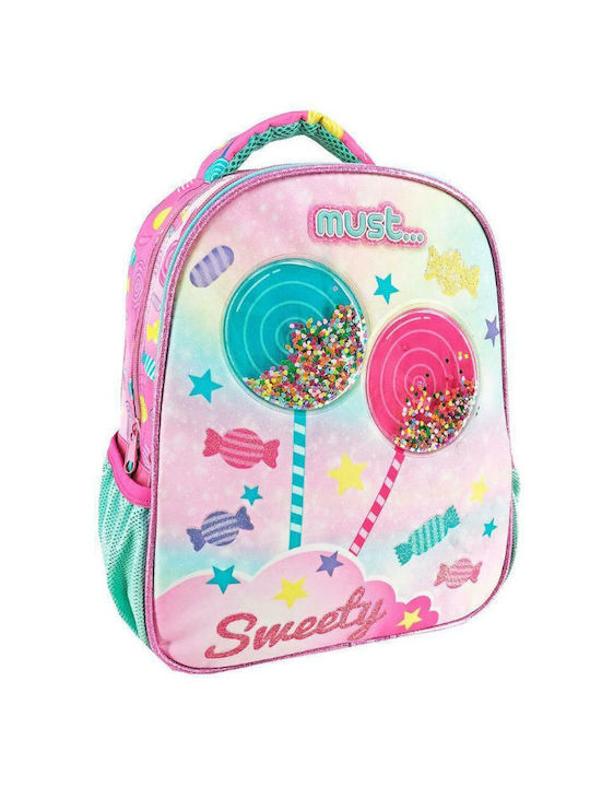 Must School Bag Backpack Kindergarten in Pink color 8lt