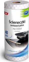 Staples Stella Universal Wipes On Roll 40/p