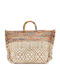 Verde Damen Strandtasche 14-0257 Baumwolle Mehrfarbig