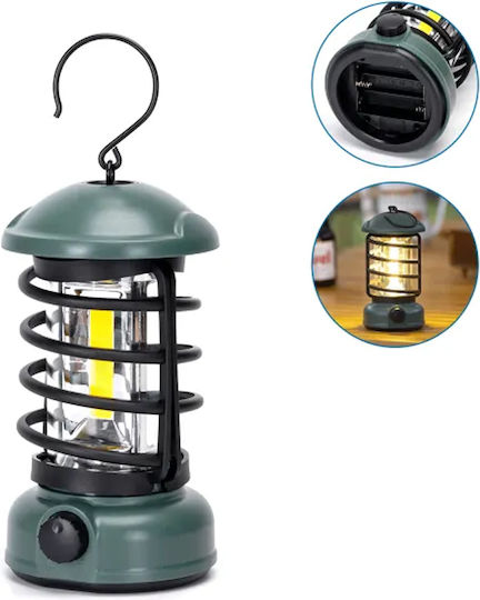 LED Dimmbare Laterne Batterien 250lm Camping oder Angeln Warmweißes Licht Grün Aigostar