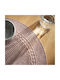 Gofis Home Platzdeckchen Stoff Rosa 38x38cm 1Stück