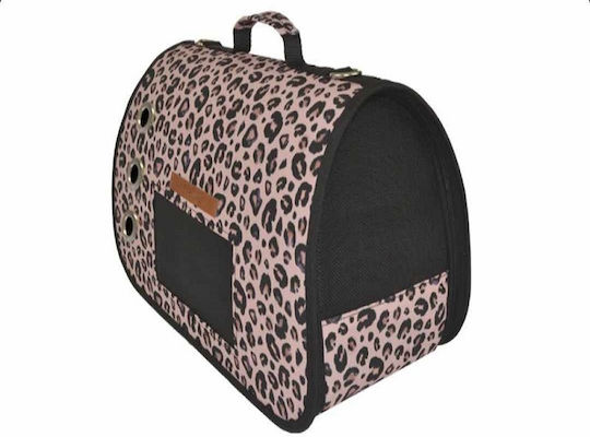 Geantă de transport pentru animale de companie Woof Moda Leopard 20x48x28cm Roz