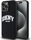 DKNY Liquid Umschlag Rückseite Silikon / Kunststoff Weiß (iPhone 14 Pro Max)